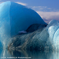 Buy canvas prints of Icebergs, Jokulsarlon Glacier Lagoon, southern Iceland by Geraint Tellem ARPS