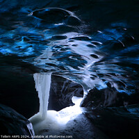 Buy canvas prints of Ice cave, Jokulsarlon Glacier, southern Iceland by Geraint Tellem ARPS