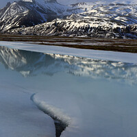 Buy canvas prints of Mountains near Jokulsarlon Glacier Lagoon, southern Iceland by Geraint Tellem ARPS