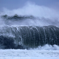 Buy canvas prints of Storm waves, Black Sand Beach, near Vik, southern Iceland by Geraint Tellem ARPS