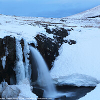 Buy canvas prints of Waterfall, Snafellsnes Peninsula, Western Iceland by Geraint Tellem ARPS