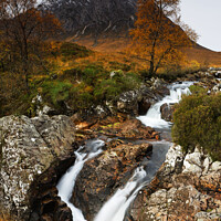 Buy canvas prints of Buachaille Etive Mor in autumn, Scotland, UK by Geraint Tellem ARPS