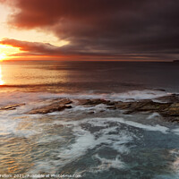 Buy canvas prints of Midsummer sunset from Kame of Hoy, Hoy,  Orkney Islands by Geraint Tellem ARPS