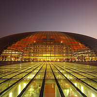 Buy canvas prints of National Centre for The Performing Arts, Beijing, China by Geraint Tellem ARPS