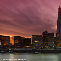 Buy canvas prints of City Hall and The Shard at twilight, London, UK by Geraint Tellem ARPS