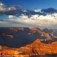 Buy canvas prints of Looking towards Wotan's Throne from south rim, Grand Canyon, Arizona, USA by Geraint Tellem ARPS