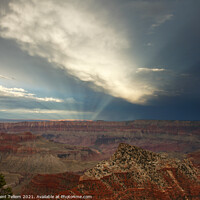Buy canvas prints of Storm clouds over Grand Canyon from Cape Royal, North Rim, Arizona, USA by Geraint Tellem ARPS
