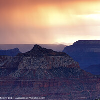 Buy canvas prints of Evening light over Grand Canyon from Cape Royal, north rim, Arizona, USA by Geraint Tellem ARPS