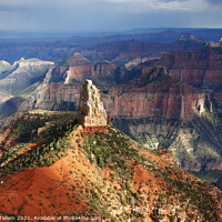 Buy canvas prints of Mount Hayden from Point Imperial, north rim, Grand Canyon, Arizona, USA by Geraint Tellem ARPS