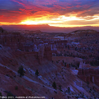 Buy canvas prints of Summer sunrise over Bryce Canyon, Utah, USA by Geraint Tellem ARPS