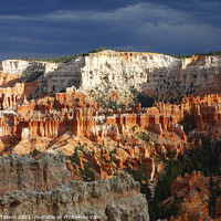 Buy canvas prints of Looking towards Inspiration Point from near Sunrise Point, Bryce Canyon, Utah, USA by Geraint Tellem ARPS