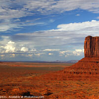 Buy canvas prints of Left Mitten and Monument Valley, Navajo Tribal Park, USA by Geraint Tellem ARPS