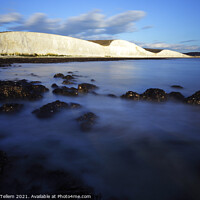 Buy canvas prints of Seven Sisters and Birling Gap, East Sussex, England, UK by Geraint Tellem ARPS