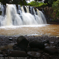 Buy canvas prints of Rochester Falls, near Souillac, Mauritius by Geraint Tellem ARPS