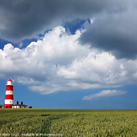 Buy canvas prints of Happisburgh Lighthouse, Norfolk, UK by Geraint Tellem ARPS