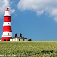 Buy canvas prints of Happisburgh Lighthouse, Norfolk, UK by Geraint Tellem ARPS