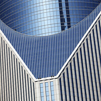 Buy canvas prints of Detail, office block, Central Shanghai, China by Geraint Tellem ARPS