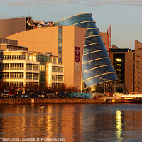 Buy canvas prints of The Convention Centre and River Liffey, Dublin, Ireland by Geraint Tellem ARPS