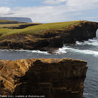 Buy canvas prints of Yesnaby, West Mainland, Orkney Islands, UK by Geraint Tellem ARPS