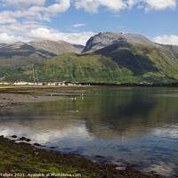 Buy canvas prints of Ben Nevis and Fort William from Corpach, Scotland, UK by Geraint Tellem ARPS