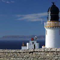 Buy canvas prints of Dunnet Head Lighthouse and Orkney, Caithness, Scotland by Geraint Tellem ARPS