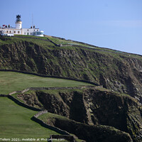 Buy canvas prints of Sumburgh Head and Lighthouse, Mainland, Shetland, Scotland by Geraint Tellem ARPS