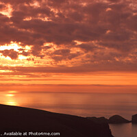 Buy canvas prints of Muckle Flugga island at sunset, Unst, Shetland, Scotland by Geraint Tellem ARPS
