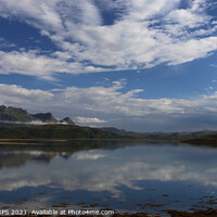 Buy canvas prints of Kyle of Tongue and Ben Loyal, Tongue, Sutherland by Geraint Tellem ARPS