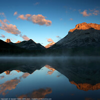 Buy canvas prints of Wedge Pond at sunrise, Kananaskis Country, Alberta, Canada by Geraint Tellem ARPS