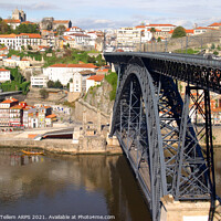 Buy canvas prints of Ponte D. Luis Bridge, Porto, Portugal by Geraint Tellem ARPS