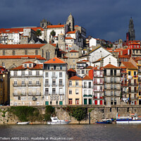 Buy canvas prints of Riverside architecture, Central Porto, Portugal by Geraint Tellem ARPS