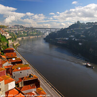 Buy canvas prints of Douro River From Ponte D. Luis, Porto, Portugal by Geraint Tellem ARPS