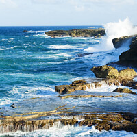 Buy canvas prints of North Point, Barbados, Caribbean by Geraint Tellem ARPS
