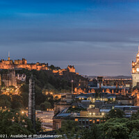 Buy canvas prints of Edinburgh at Night by Kamal Purewall