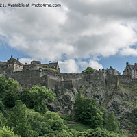 Buy canvas prints of Edinburgh Castle by Kamal Purewall
