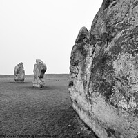 Buy canvas prints of Black and White Avebury by Reidy's Photos