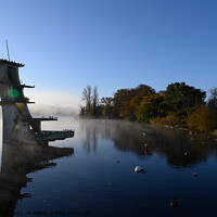 Buy canvas prints of Misty Coate Water Lake by Reidy's Photos