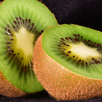 Buy canvas prints of Macro Kiwi Fruit by Reidy's Photos