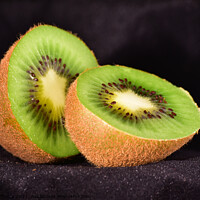 Buy canvas prints of Macro Kiwi Fruit by Reidy's Photos