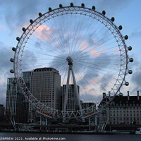 Buy canvas prints of London Eye by ANN RENFREW