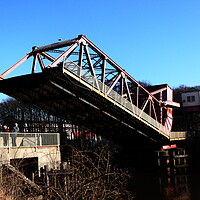 Buy canvas prints of Bridge over the River Cart. by ANN RENFREW