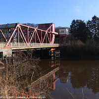 Buy canvas prints of Bascule Bridge at Renfrew Scotland. by ANN RENFREW