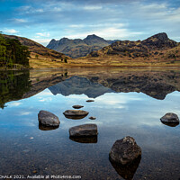 Buy canvas prints of Blea tarn dead calm in the lake district 492  by PHILIP CHALK
