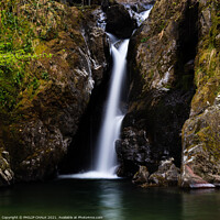 Buy canvas prints of Rydal hall waterfall in the lake district 510 by PHILIP CHALK