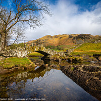 Buy canvas prints of Slaters bridge in the lake district Cumbria 514  by PHILIP CHALK
