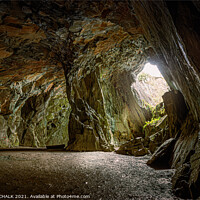 Buy canvas prints of Cathedral cavern  in the lake district Cumbria 515 by PHILIP CHALK