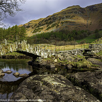 Buy canvas prints of Slaters bridge in the lake district Cumbria 544 by PHILIP CHALK