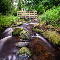 Buy canvas prints of Wyming brook in the Peak district 554 by PHILIP CHALK