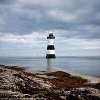 Buy canvas prints of Penmon lighthouse calm 563 by PHILIP CHALK