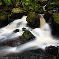 Buy canvas prints of Wyming brook in the Peak district 566 by PHILIP CHALK